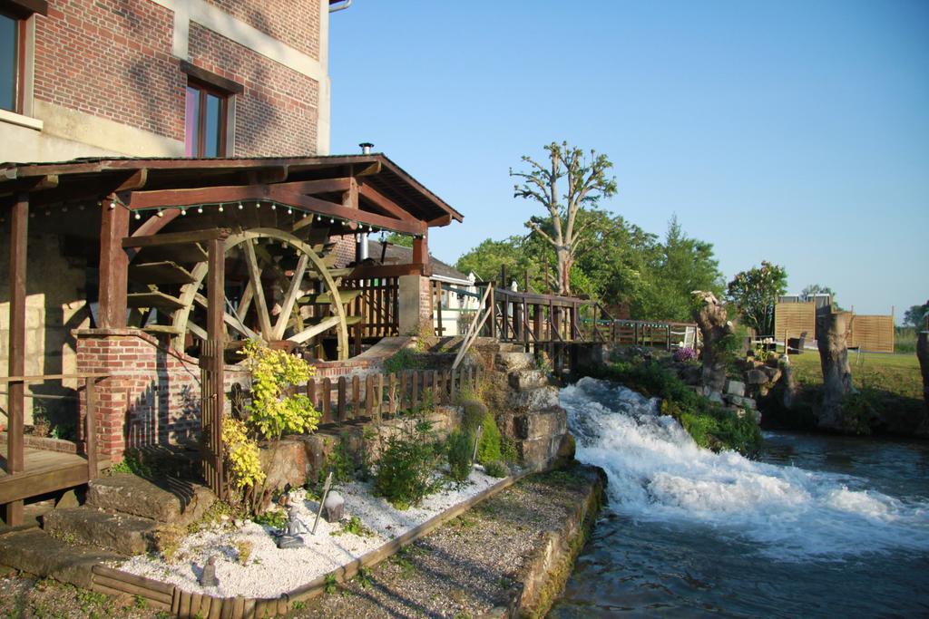 Logis - Hotel & Restaurant Moulin Des Forges Saint-Omer-en-Chaussée Eksteriør bilde